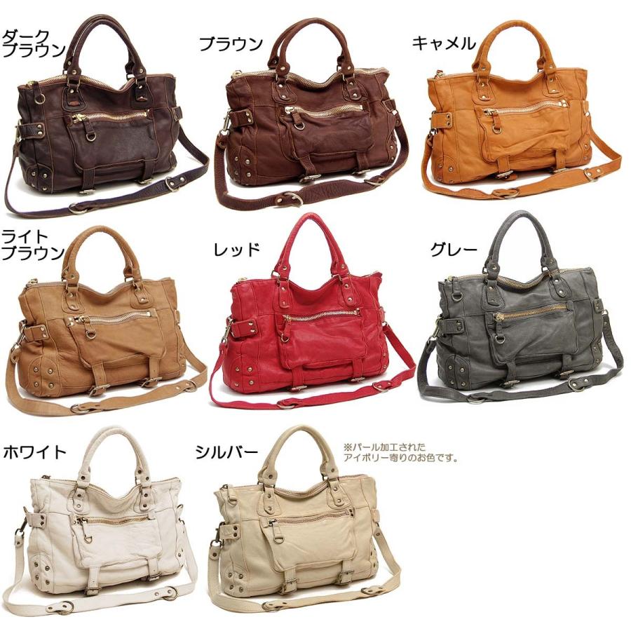 REGALO（レガロ） ヴィンテージレザー 2way ショルダー トート バッグ