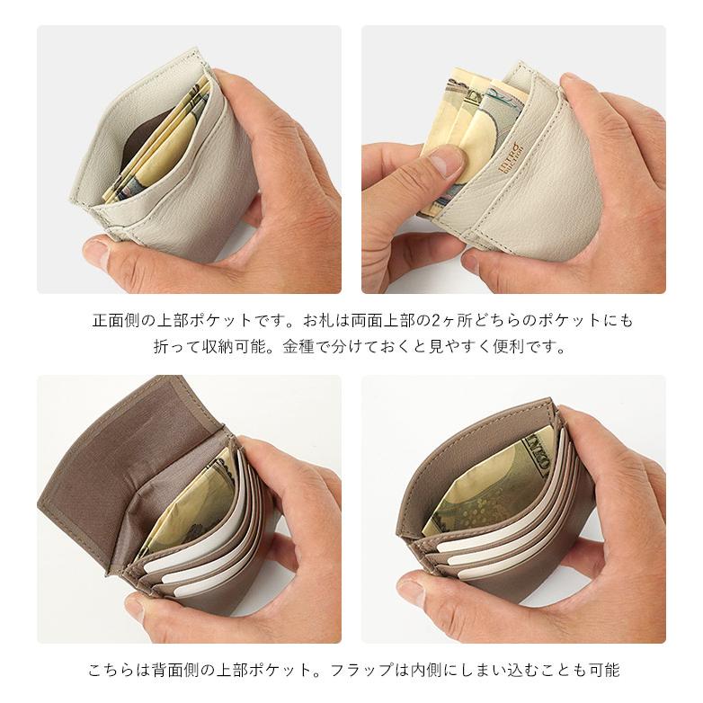Introduction 財布 極薄財布 ポケットウォレット ミニ メタリック