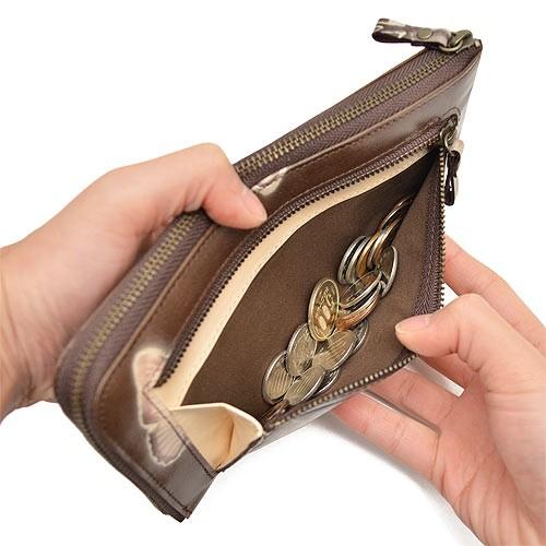 VIADOAN（ヴィアドアン） 財布 ドルチェ L字ファスナー 長財布