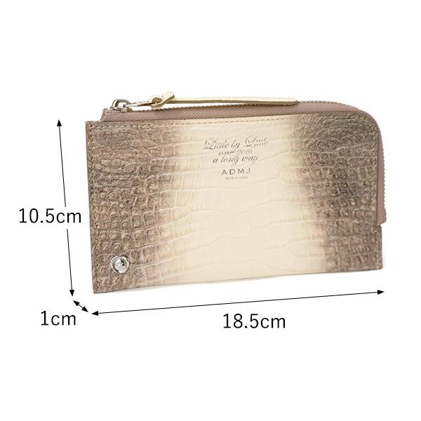 A.D.M.J ADMJ 財布 オーガナイザーパース コッコヒマラヤ クロコ