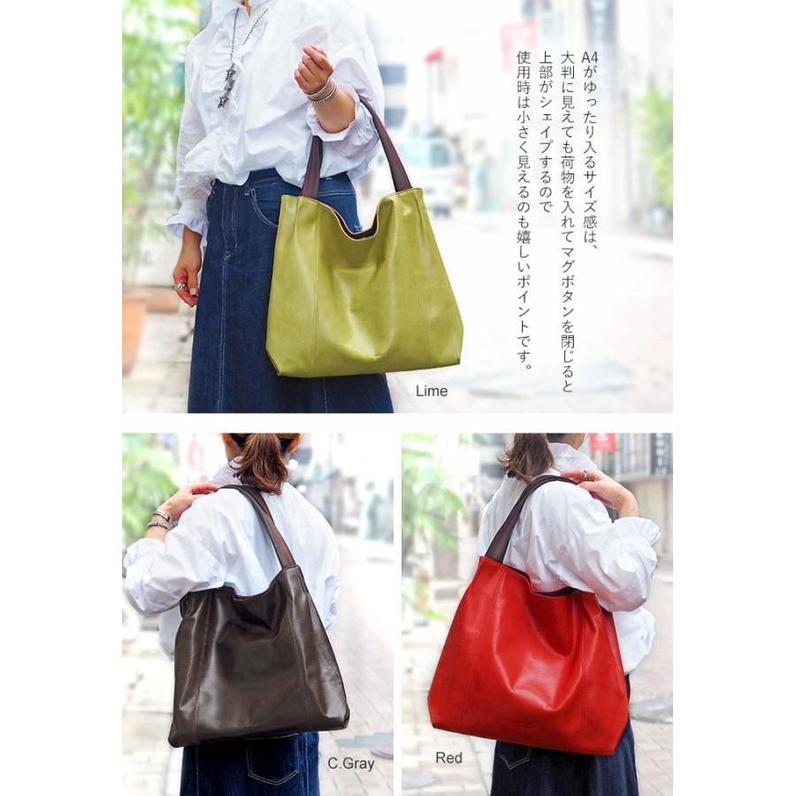 トートバッグ L A4 トゥリパーノ モンテローザ 本革 レディース 