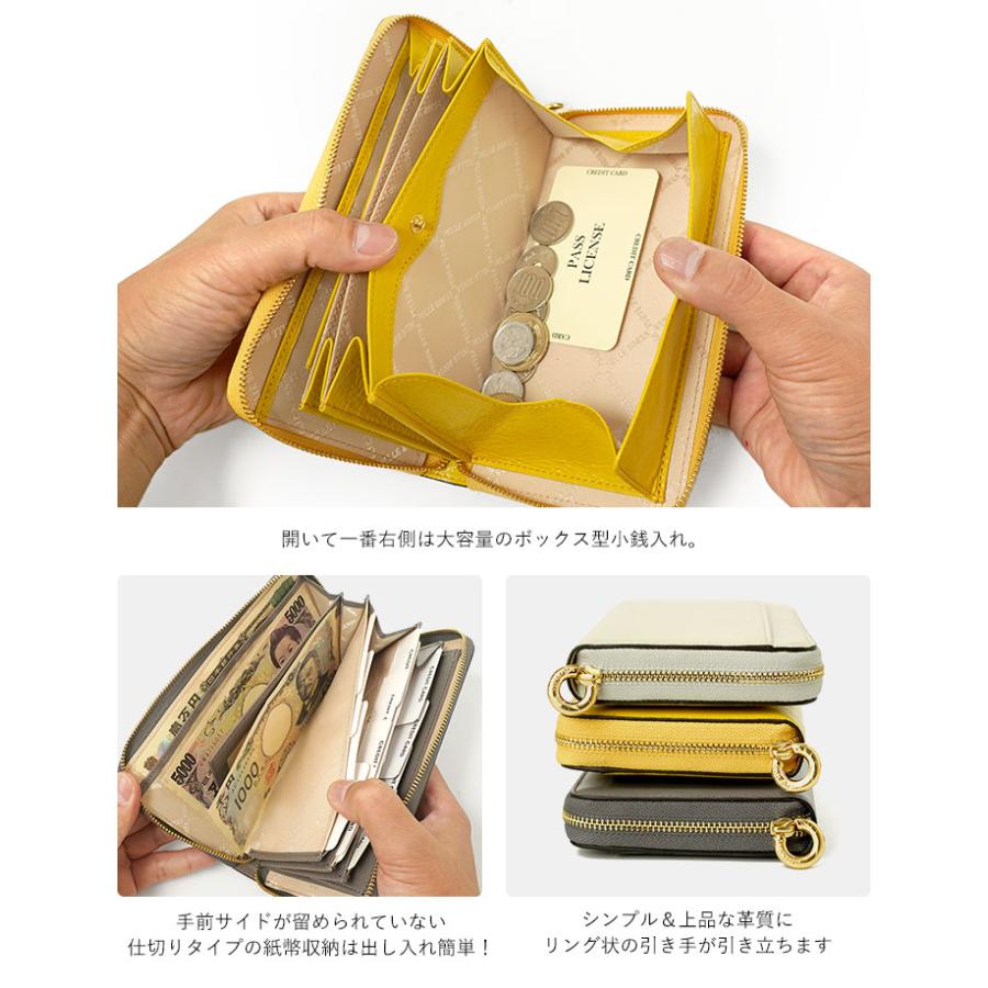 PELLE BORSA（ペレボルサ） セール 30％OFF 財布 ラウンドファスナー