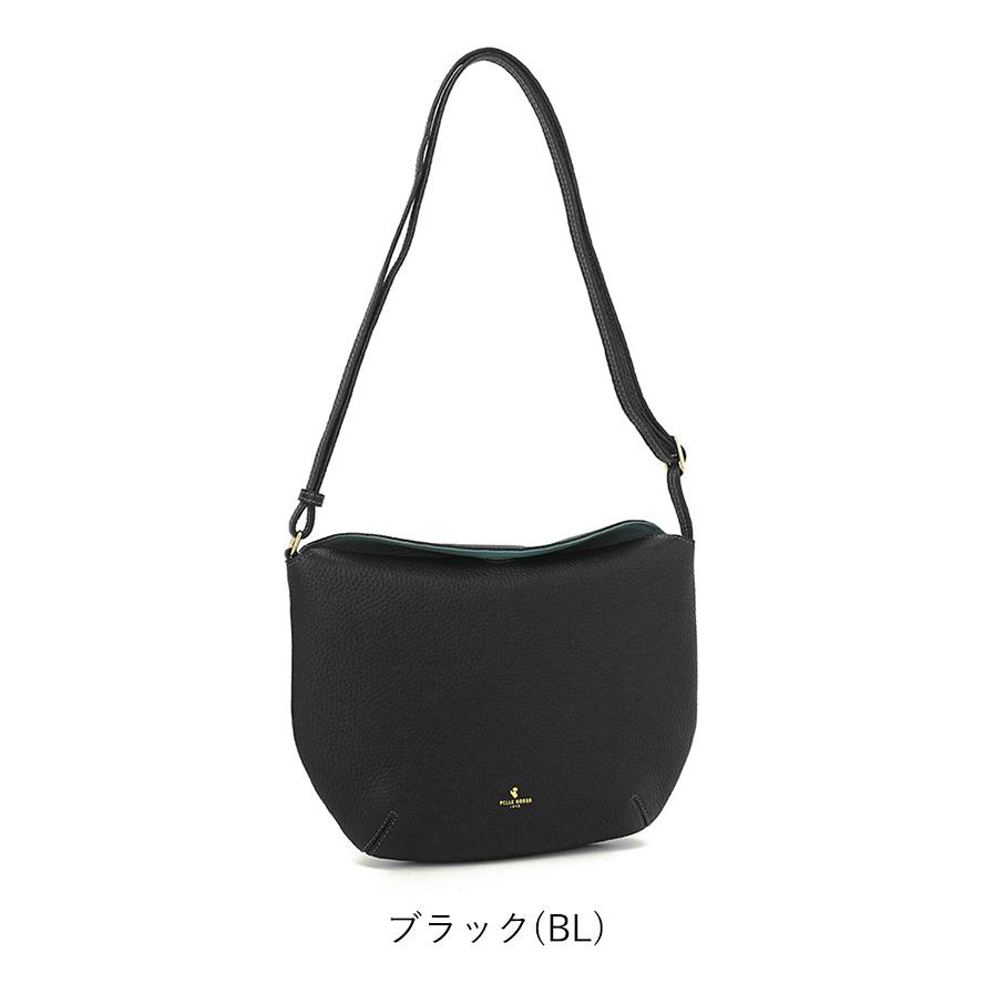 ペレボルサ セール 30%OFF ショルダーバッグ ブラック レネット レディース PELLE BORSA 4765 80サイズ プレケア特典 1年保証_1