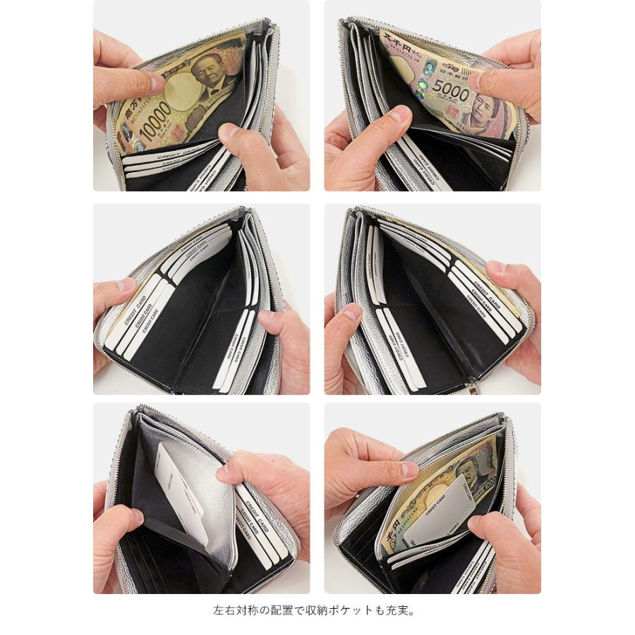 ヴィアドアン VIA DOAN コレット 長財布 L字ファスナー レザー 日本製 Collet 651 60サイズ プレケア特典 1年保証 薄型  コンパクト L字ファスナー ミニ財布 櫛引き柄 ゴールド VIA DOAN(ヴィアドアン)Collet(コレット) メタリック モード 日本製 652  VIADOAN ヴィアドアン ...