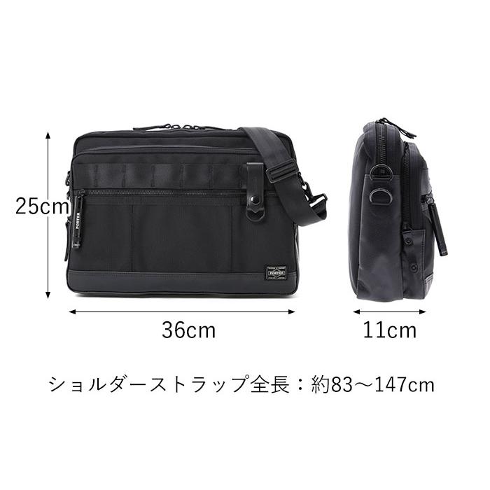 返品交換無料★ ポーター ヒート ショルダーバッグ 703-07969 吉田カバン PORTER 日本製 A4 メンズ 斜め掛け ヒート HEAT_6