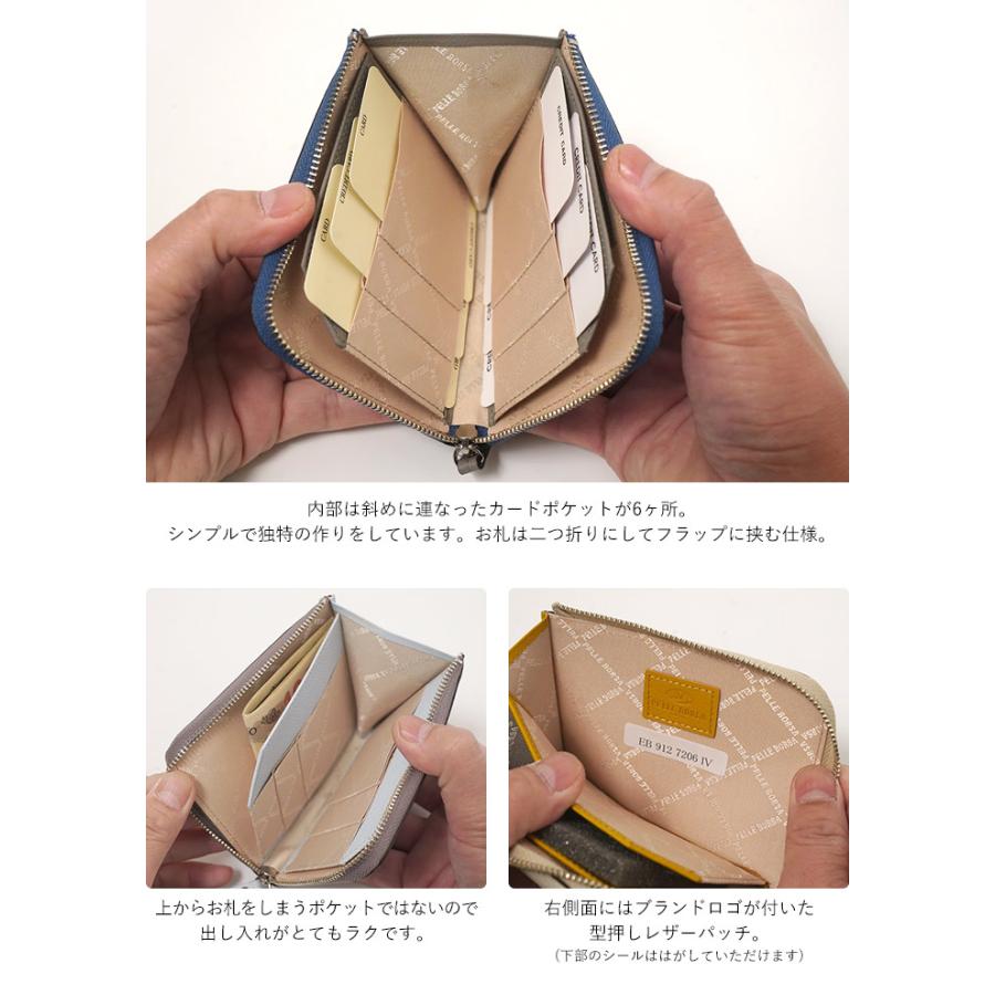 PELLE BORSA（ペレボルサ） 30％OFF セール L字ファスナーコンパクト