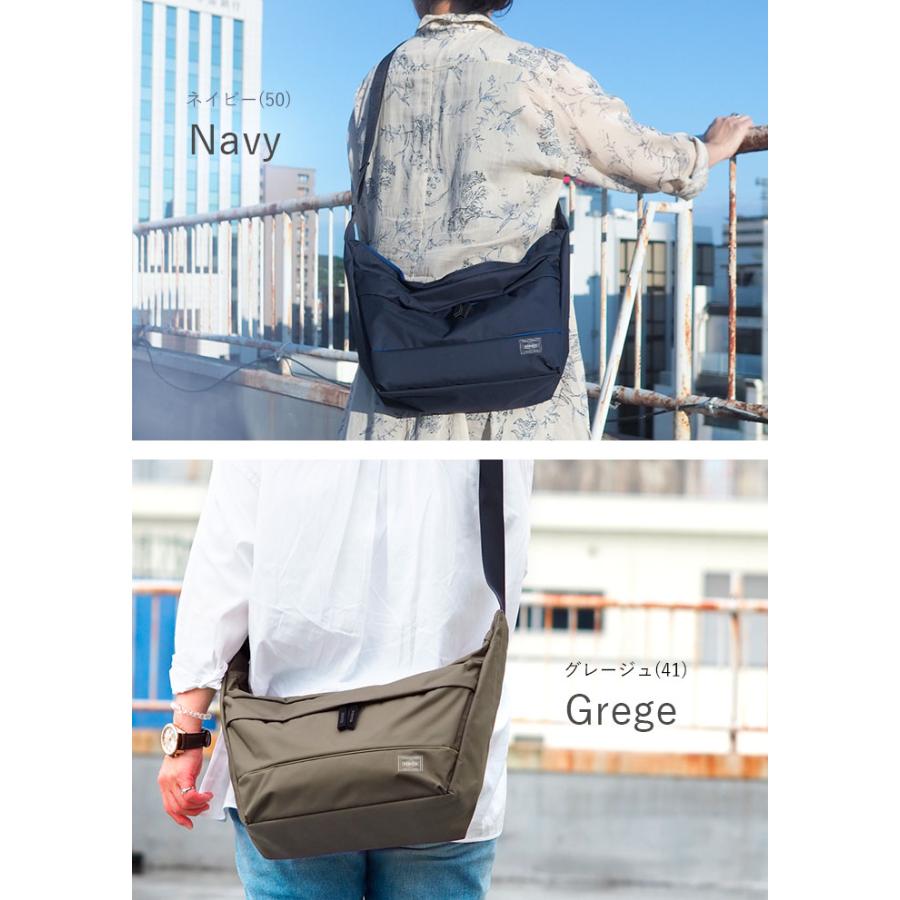 ポーター ムース ショルダーバッグ L ネイビー ナイロン おでかけ　吉田カバン 吉田カバン（YOSHIDA KABAN） ポーター ムース ショルダーバッグ(L