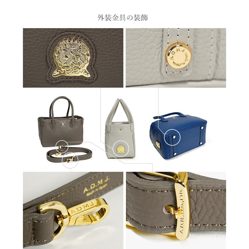 A.D.M.J ADMJ バッグ 牛革 ミニトート 2way エーディー A.D.M.J ADMJ バッグ 牛革 ミニトート 2way エーディー