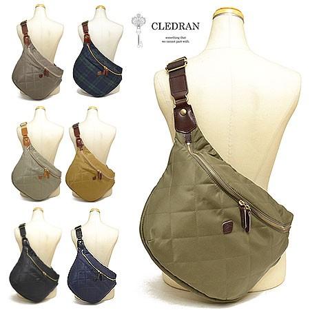 極美品 CLEDRAN シボ革 オールレザーバイカラー ショルダーボディバッグ クレドラン CLEDRAN クレドラン ショルダーバッグ ミニショルダー
