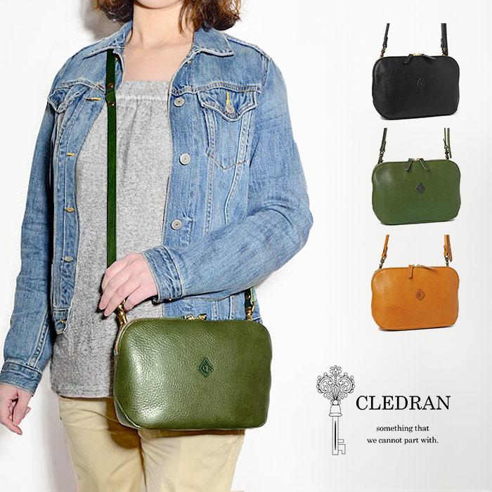 CLEDRAN クレドラン フラム 2way お財布ポシェット 本革
