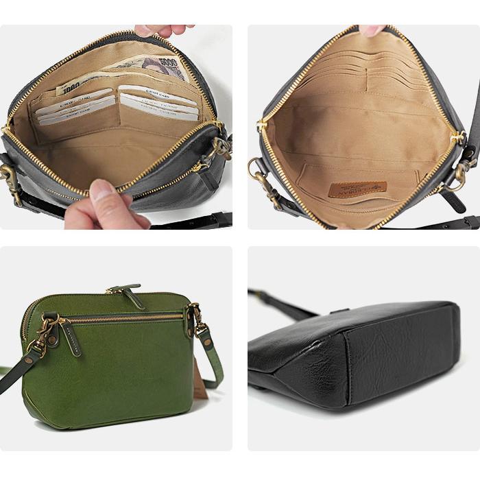 CLEDRAN クレドラン フラム 2way お財布ポシェット 本革