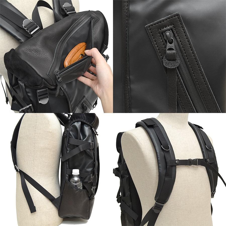 DECADE（ディケイド） クマチャーム付き マットナイロンバックパック