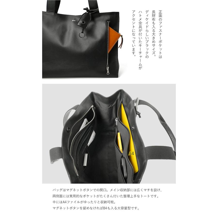 DECADE（ディケイド） クマチャーム付き トートバッグ ウォーター