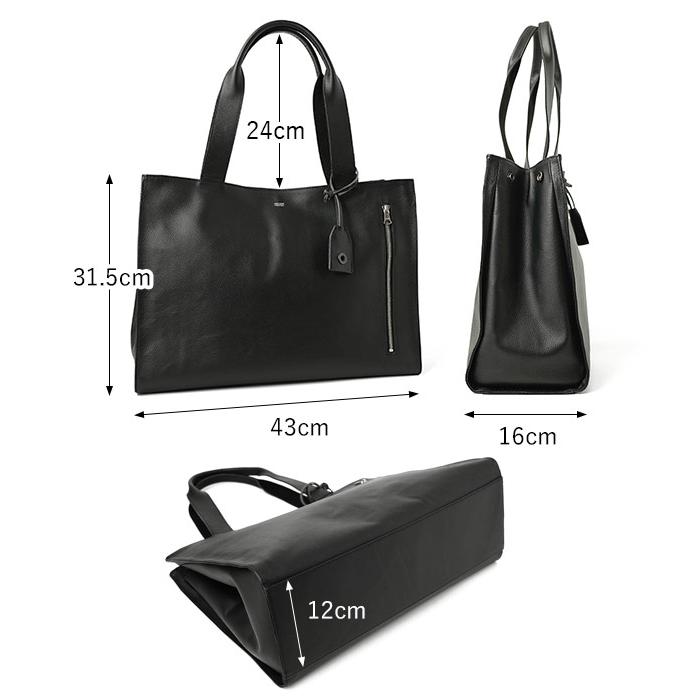 DECADE（ディケイド） クマチャーム付き トートバッグ ウォーター