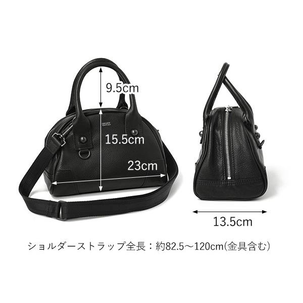 DECADE クマチャーム付き ディケイド オイルドレザー ミニミニボストン