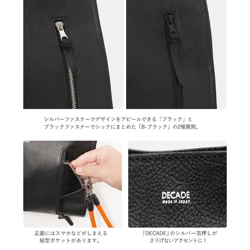 DECADE（ディケイド） クマチャーム付き ウォータープルーフレザー
