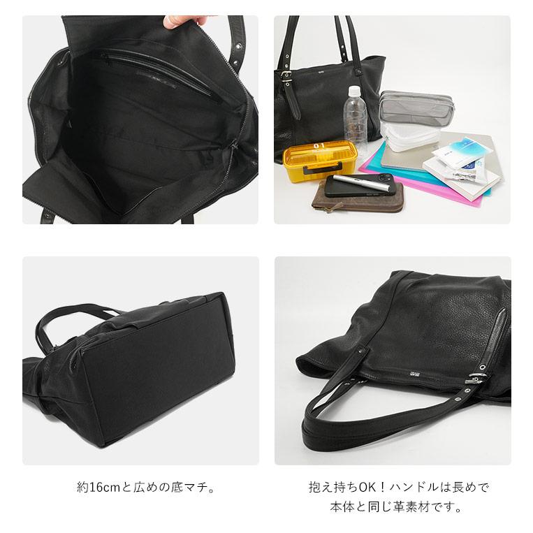 DECADE（ディケイド） クマチャーム付き オイルドレザー トートバッグ