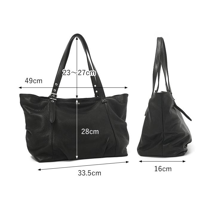 DECADE（ディケイド） クマチャーム付き オイルドレザー トートバッグ