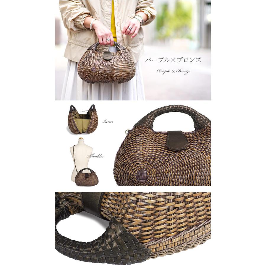 カゴバック2wayショルダー付き かごバッグ カゴバッグ 2way 配色かごバッグ ショルダーバッグ