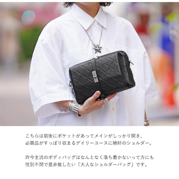 M.U.L. エムユーエル MUL040-231B ショルダー バッグ リザード 