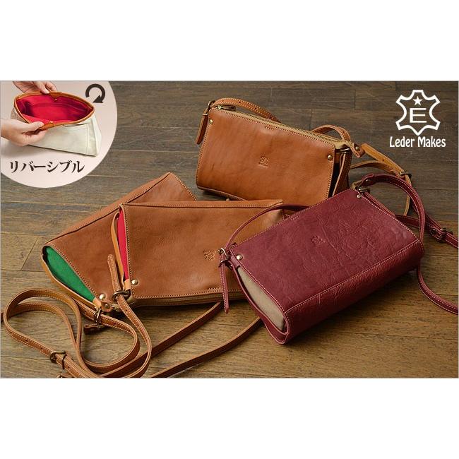 レダーメイクス Leder Makes リバーシブル 2way ショルダー レダーメイクス Leder Makes リバーシブル 2way ショルダー