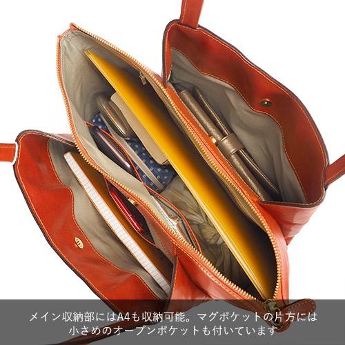 アルベロ ピエロ トートバッグ A4 オフィスカジュアル レディース レザー ALBERO PIERROT P3908 1年保証 プレケア特典の画像