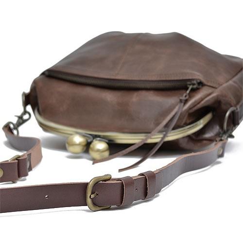 リリー レッセフェール キューズ 2way 口金 がま口 ショルダー バッグ