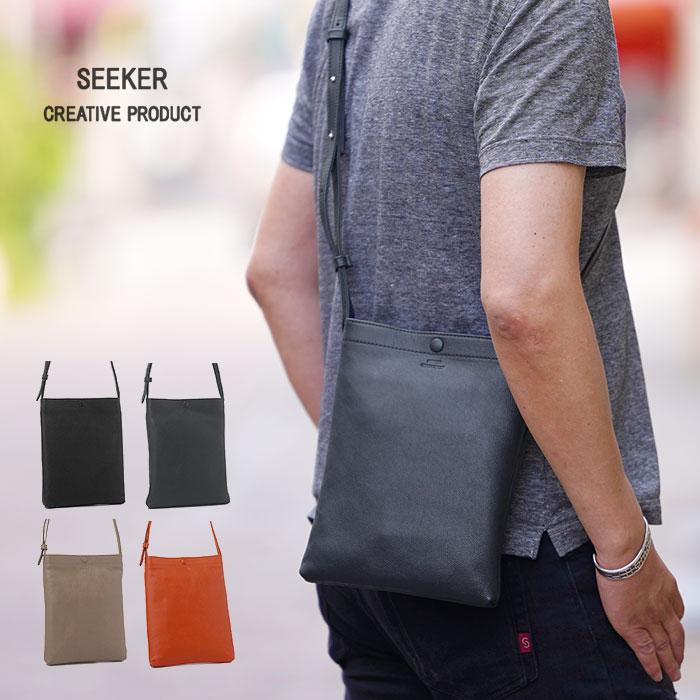 SEEKER（シーカー） ショルダー GENDER2 シュリンクレザー 縦型