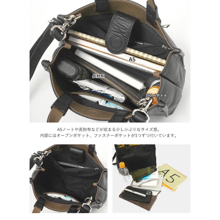 SEEKER（シーカー） 2way トート シュリンクレザー バイカラートート M