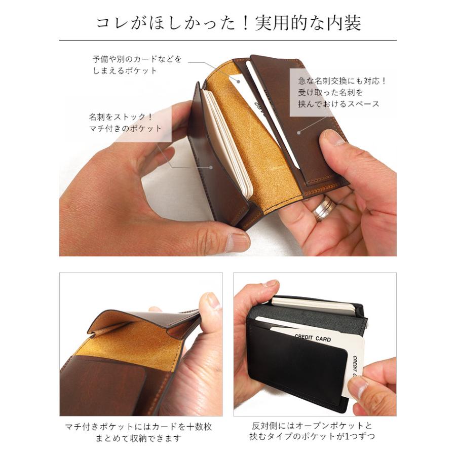 ハービー スロウ SLOW 名刺入れ カードケース ヌメ革 メンズ SO752I
