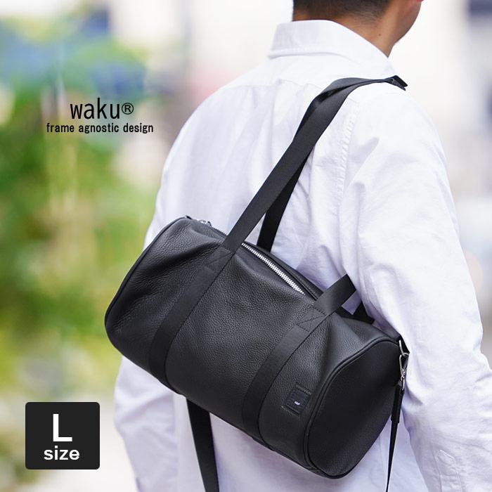 waku ワク 2way ロールボストン S メンズ ユニセックス ブラック waku ワク 2way ロールボストン S メンズ ユニセックス ブラック