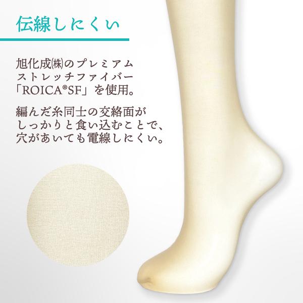 2枚入】サスペンダー ストッキング 伝線しにくい パンティ部オープン  