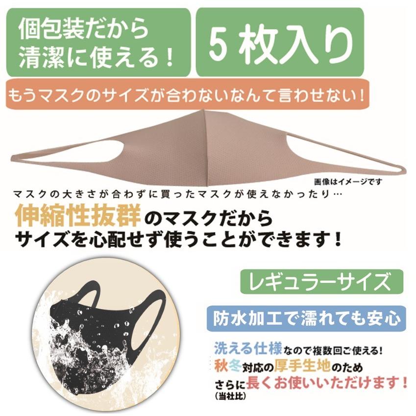5枚入】ドリームマスク マスク 洗える カラーマスク フィット 大人