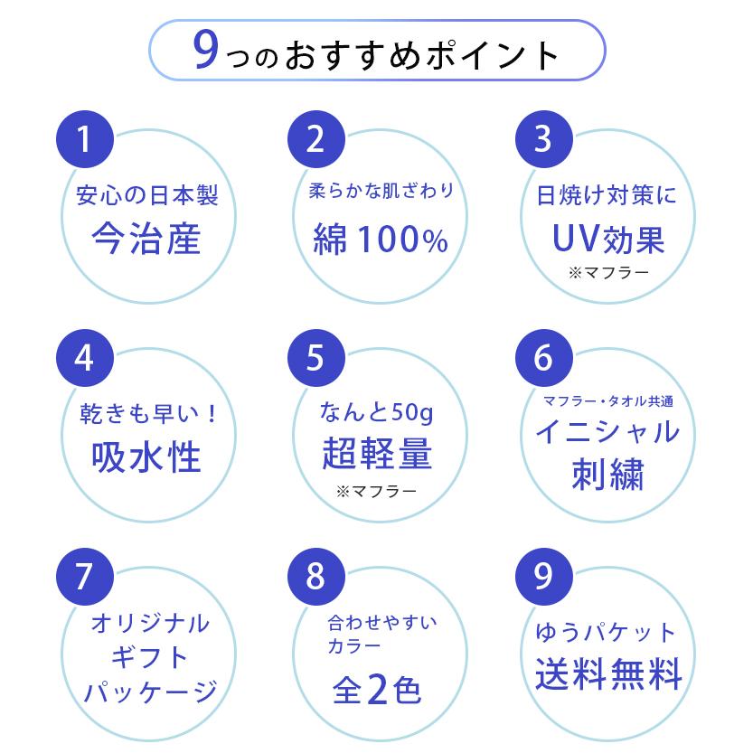 父の日 今治タオルマフラー ハンカチ セット ギフト プレゼント 名入れ ハンカチ 刺繍 イニシャル マフラータオル 無地 日本製 今治タオル 男性 おしゃれ Item0018 ちいさな刺繍屋さん 通販 Yahoo ショッピング