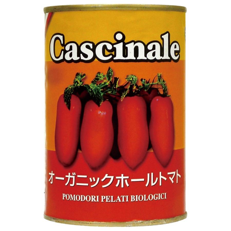 オーガニックホールトマト（イタリア産） 400g 光食品｜irohanoie