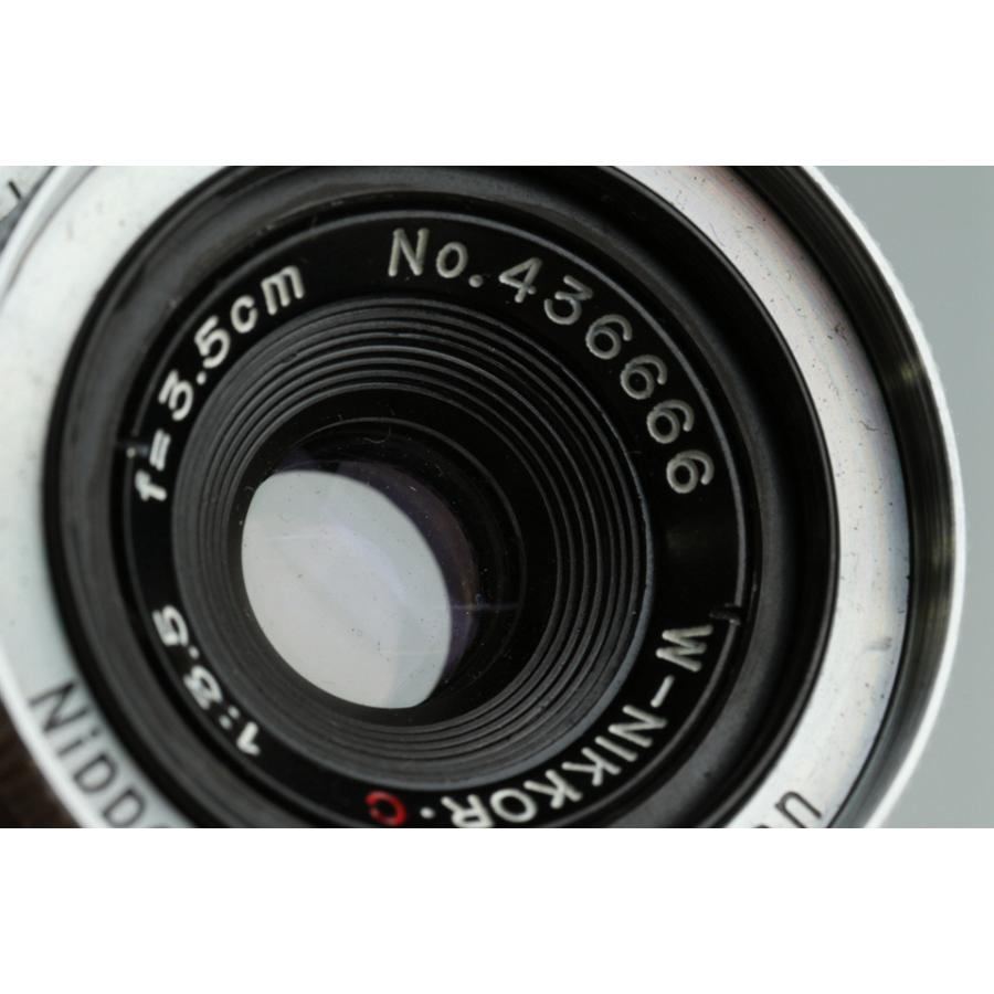 Nikon W-Nikkor C 35mm F/3.5 for Leica L39 #36989L4｜irohascamera｜02