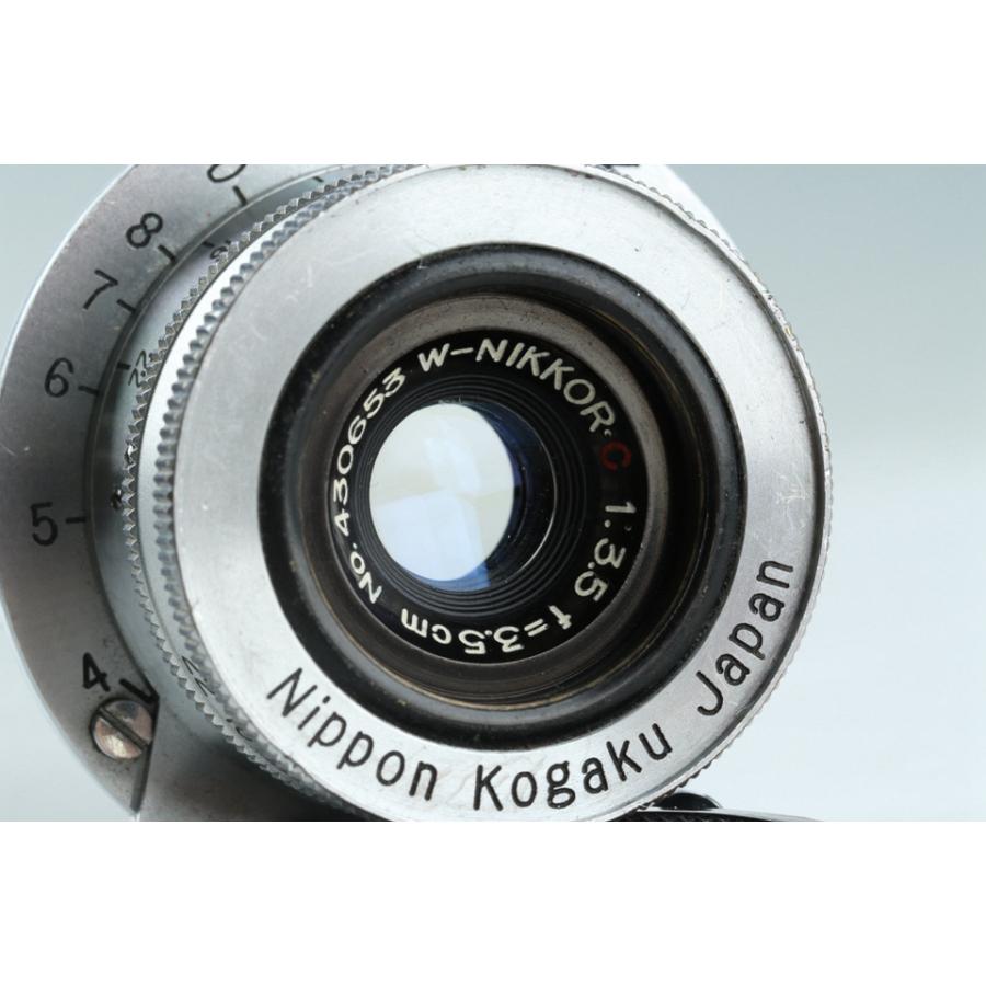 Nikon W-Nikkor.C 35mm F/3.5 Lens for Leica L39 #40995C1｜irohascamera｜03
