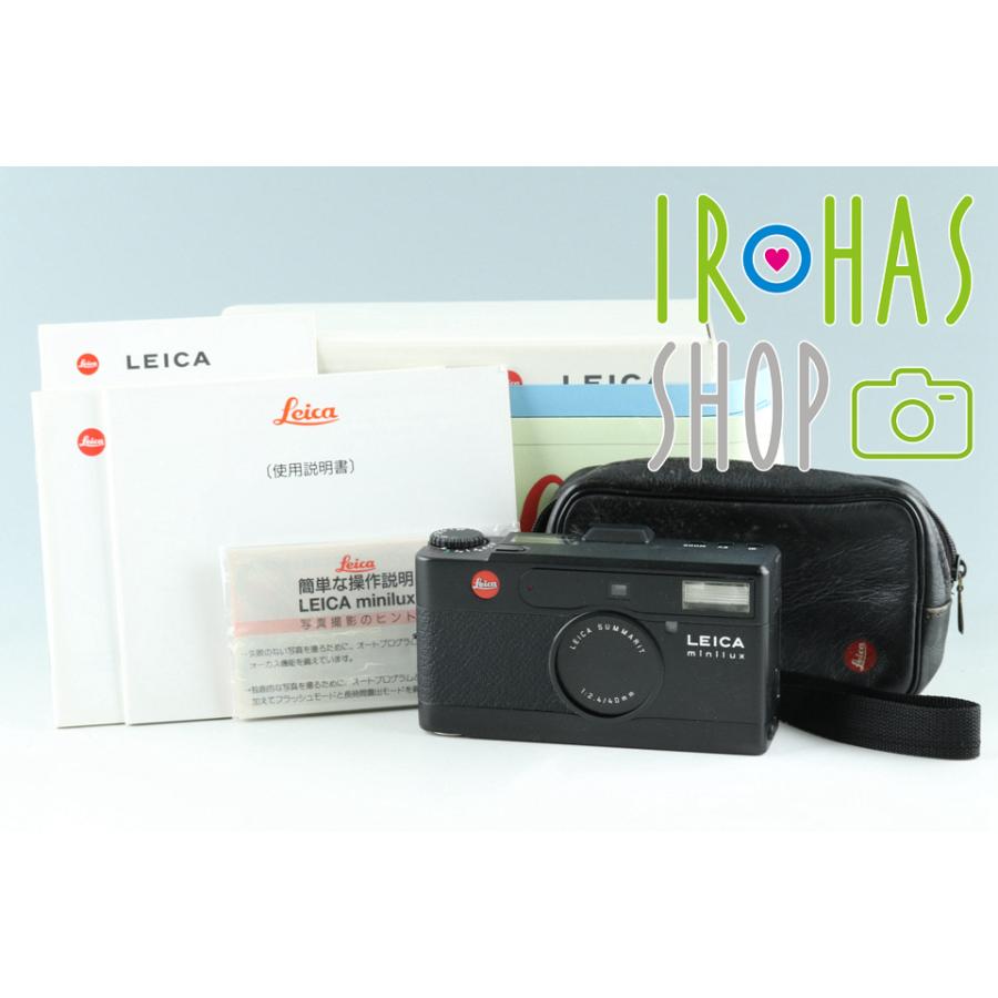 Leica Minilux 35mm Point & Shoot Film Camera With Box 42317L1 i42317