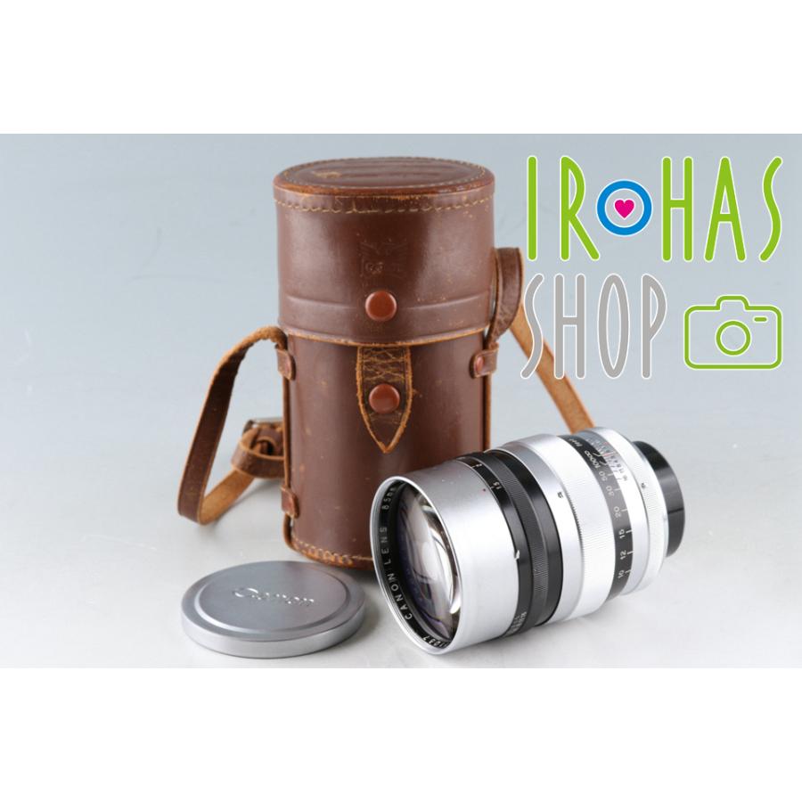 レア キャノン L 85mm f1.5 後期 L39マウント 付属セット レア キャノン L 85mm f1.5 後期 L39マウント 付属セット - メルカリ