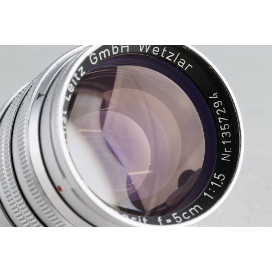 Leica Leitz Summarit 50mm F/1.5 Lens for Leica L39 #47716T｜irohascamera｜03