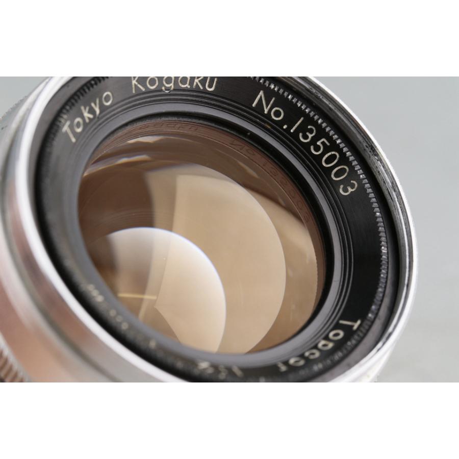 Tokyo Kogaku Topcor 50mm F/2 Lens for Leica L39 #52967C2｜irohascamera｜03