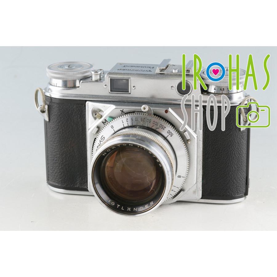 voigtlander ながけりゃ prominent レンズはNOKTON ジャンク voigtlander ながけりゃ prominent レンズはNOKTON ジャンク