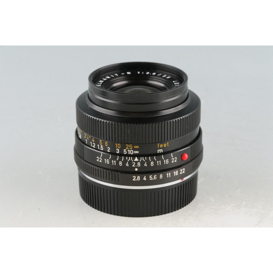 レンズ(単焦点) LEITZ ELMARIT-R 35mm 2.8 ライカ（Leica） Leica Leitz Elmarit-R 35mm F/2.8 3-Cam Lens for