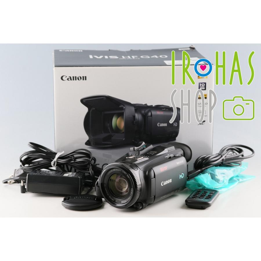キヤノン（Canon） Canon iVIS HF G40 HD Video Camera With Box #61029L9 : イロハス ...