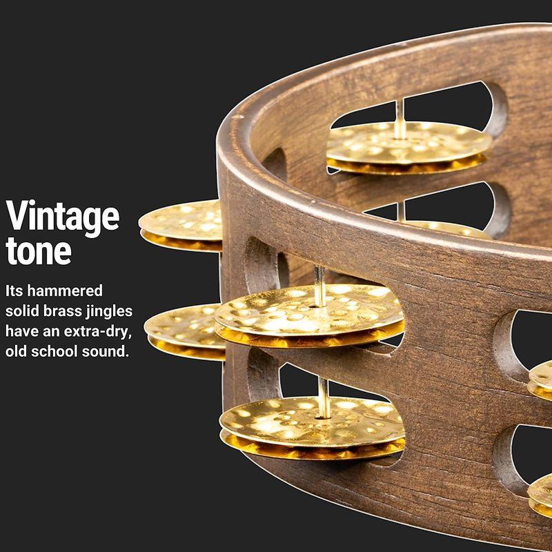 MEINL Percussion マイネル タンバリン Vintage Wood Tambourine