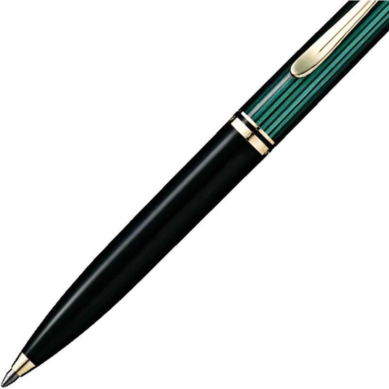 Pelikan ペリカン ボールペン 油性 緑縞 K400 正規輸入品