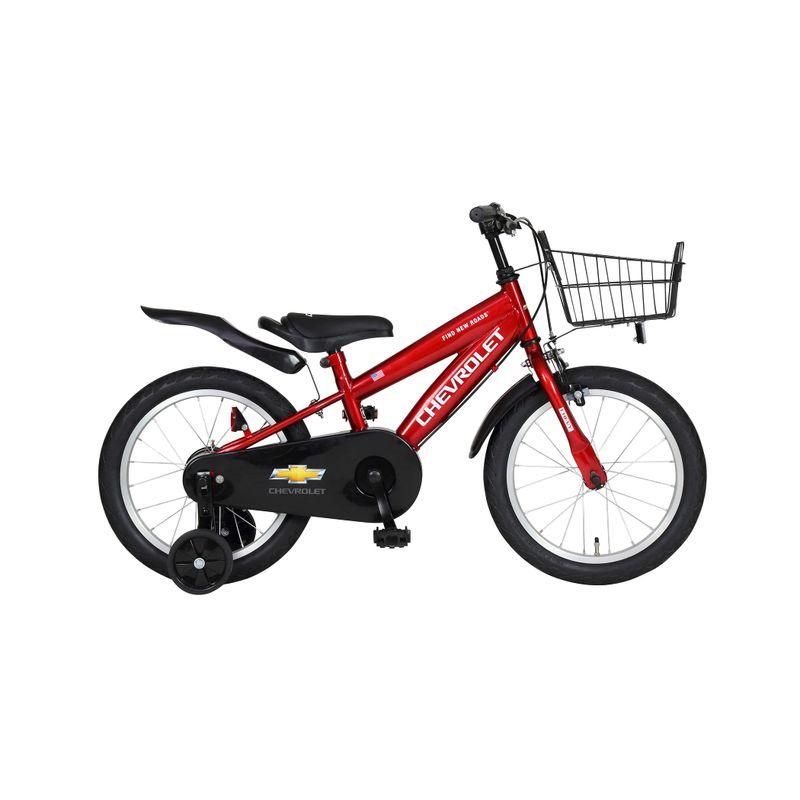 CHEVROLET(シボレー) KID'S16-N レッド 16インチ 子供自転車 泥除け