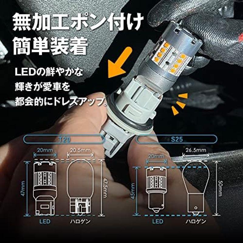 スフィアライト 車用 LEDウインカー SUNTURN(サンターン)II T20 