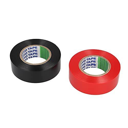 ビニールテープ 赤 黒各1巻 幅19mm 長さ10m 厚さ0 2mm 3437 aaa いろ色通販 Abcolor 通販 Yahoo ショッピング