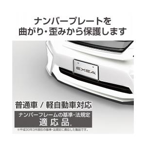 ナンバーフレームセット BK [ 星光産業(EXEA) EX-208 ]｜iroiro-abcolor｜05